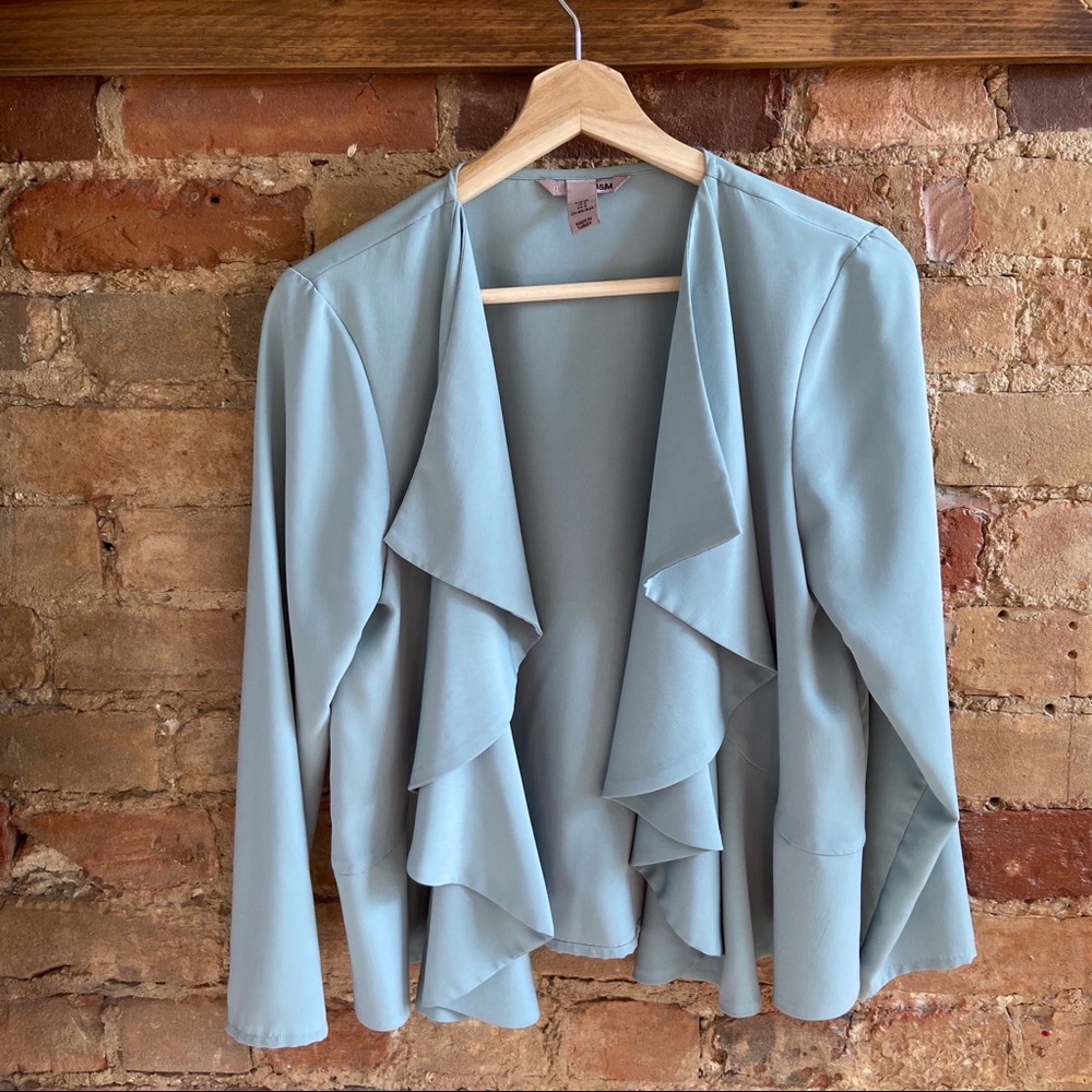 Blazer With Drapey Lapel